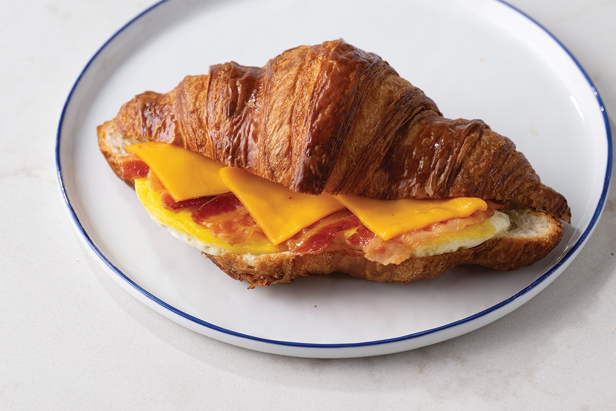 Bacon, Egg, & Cheddar Croissant