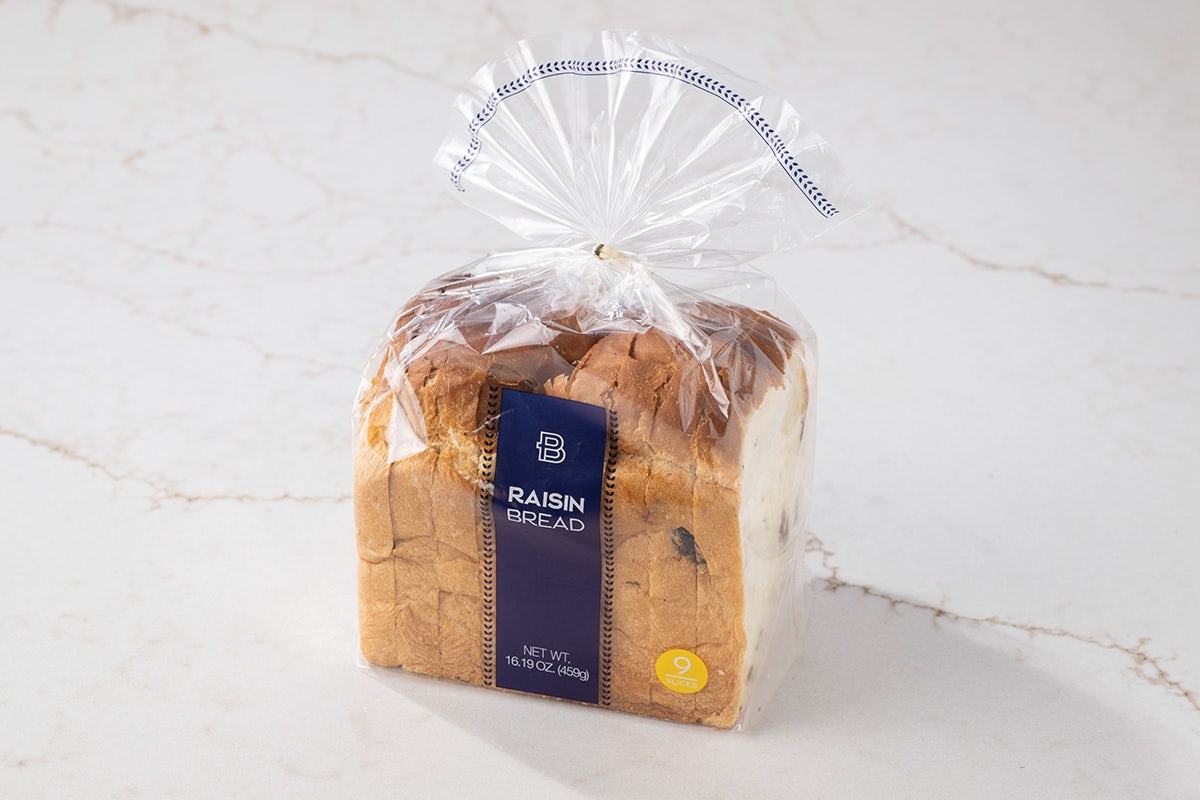 Packaged Raisin Bread
