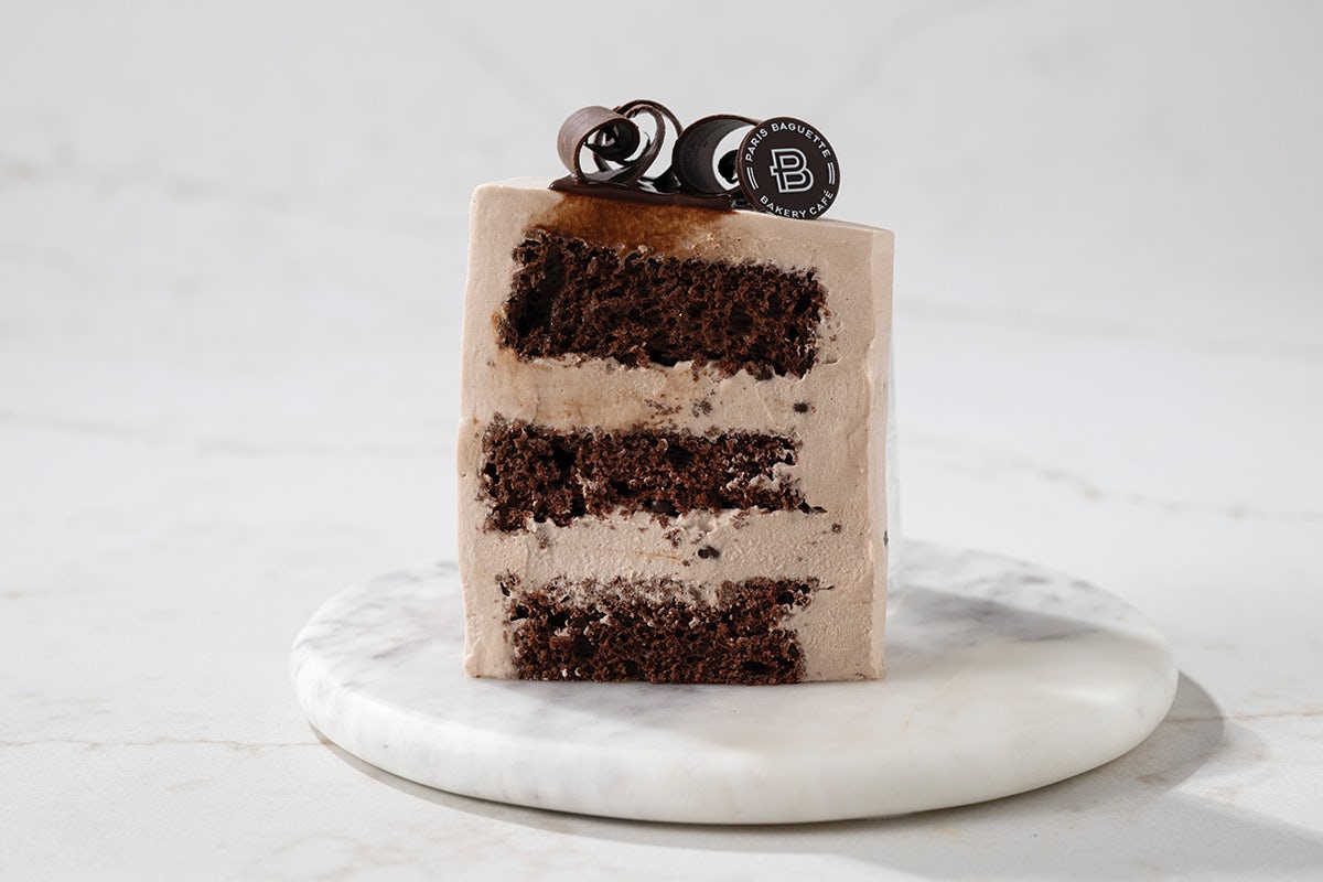 Slice of Chocoholic Chiffon Cake