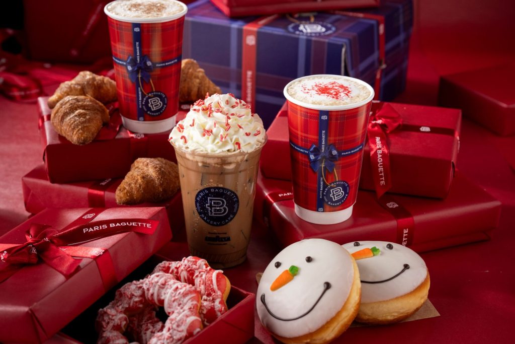 Paris Baguette Holiday Beverage and Pastry