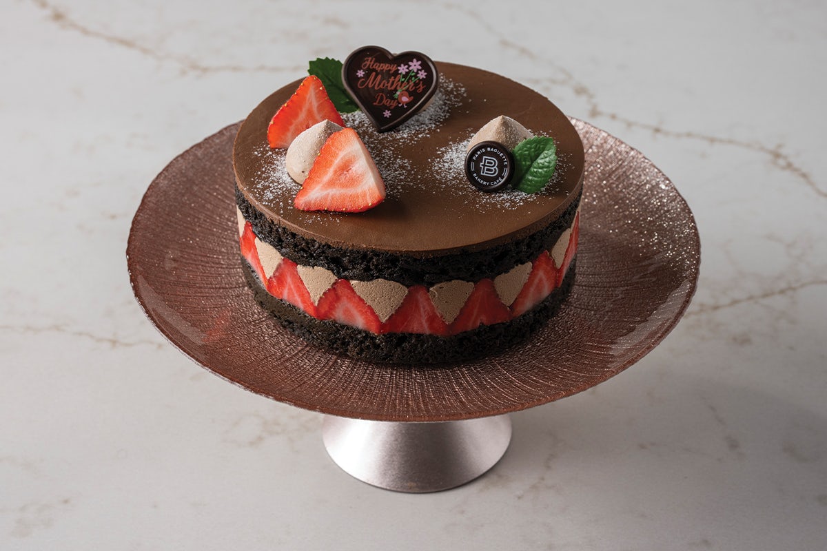 Triple Chocolate Strawberry Fraisier