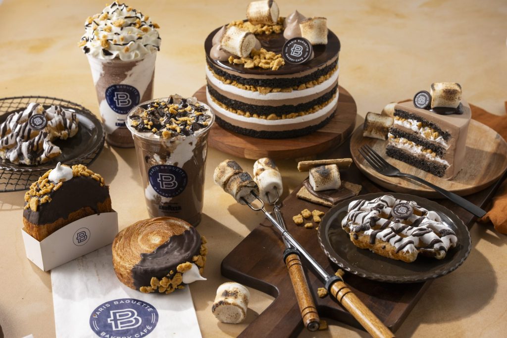 Paris Baguette S'mores Menu Items